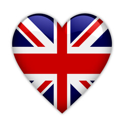 UK Flag Love Symbol