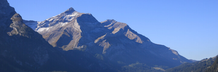 Mount Oldehore and Coll Du Pillon mountain pass.