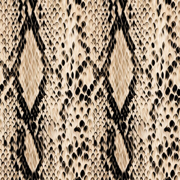 Seamless snake texture, python pattern.