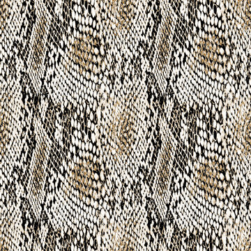 Seamless snake texture, python pattern.