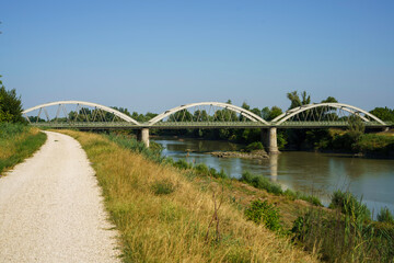 Rural landscape near Castelbaldo, Padua, Italy