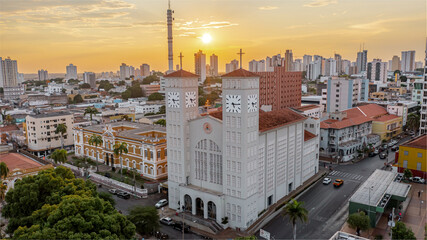 Cuiabá, Catedral Basílica do Senhor Bom Jesus - obrazy, fototapety, plakaty