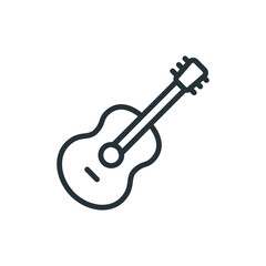 Guitar on white background. Perfect use for web, pattern, design, icon, ui, ux, etc.
