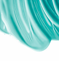 Glossy green cosmetic texture as beauty make-up product background, cosmetics and luxury makeup...