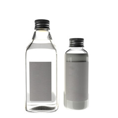 medical glass cleaning bottles premium png