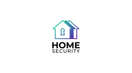 Home security logo. Modern logo design icon template vector design
