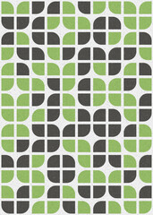 Abstract Geometric Pattern generative computational art illustration