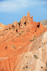 Fototapeta premium Beautiful mountain landscape in the canyon Fairy Tale, Kyrgyzstan