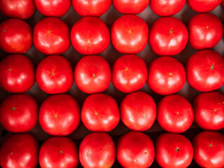 tomatoes on the market for background