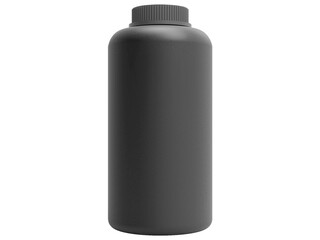 protein powder box made for mockup isolated on empty background