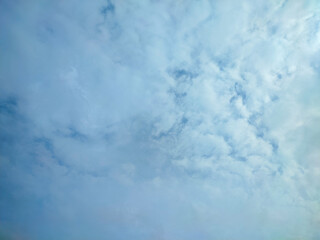 blue sky with clouds