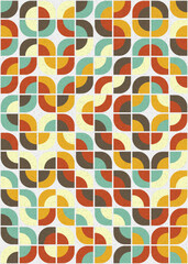 Abstract Geometric Pattern generative computational art illustration