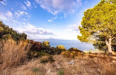 Fototapeta na wymiar coast of the Aegean