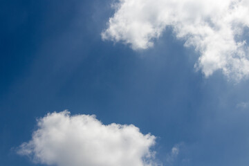 blue sky with clouds