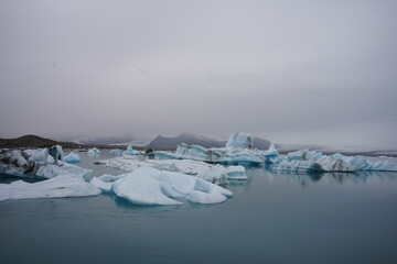 Fototapeta na wymiar Gletscherlagune in Island
