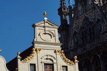 Fototapeta na wymiar Gildehaus am Grand Place in Brüssel