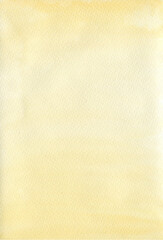Watercolor yellow background for design.