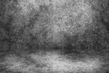 Concrete wall white and gray color for background. Old grunge textures with scratches and cracks. White and gray painted cement wall texture.