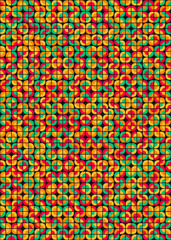 Abstract Geometric Pattern generative computational art illustration