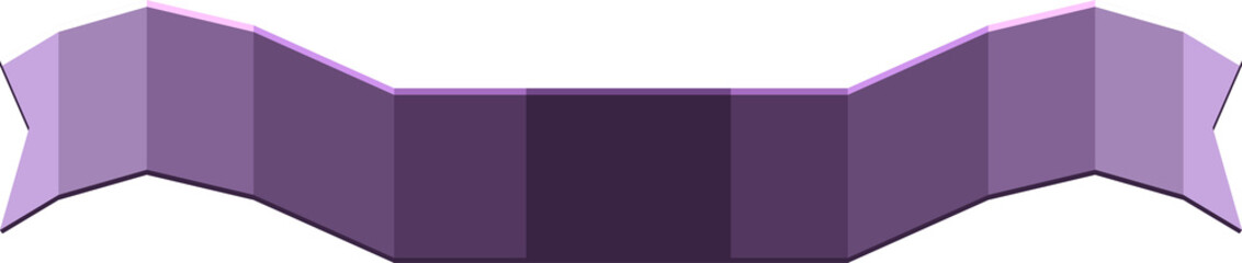 Obraz premium icon Ribbon Low Polygon. PNG