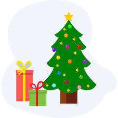 Christmas tree Which Can Easily Modify Or Edit 
