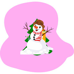 Snowman  Which Can Easily Modify Or Edit 

