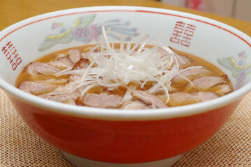 自家製チャーシューを使ったチャーシュー麺