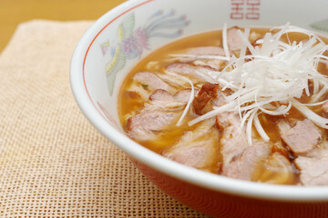 自家製チャーシューを使ったチャーシュー麺