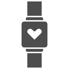 smartwatch heart icon
