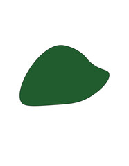 illustration of a green background blob