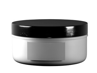 premium cream cosmetic bottle for making mockup