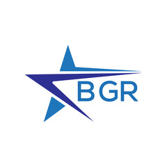 BGR letter logo. BGR blue image on white background. BGR Monogram logo design for entrepreneur and business. . BGR best icon.

