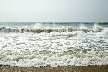 Bay of Bengal from the Marina Beach, Chennai