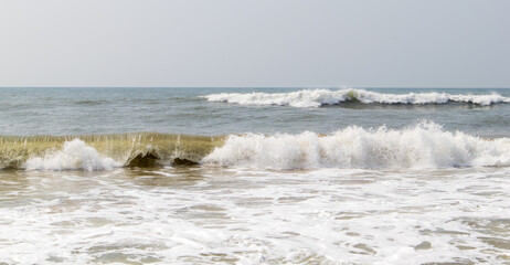 Bay of Bengal from the Marina Beach, Chennai