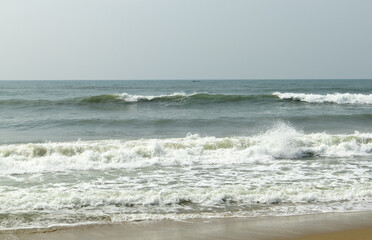 Bay of Bengal from the Marina Beach, Chennai