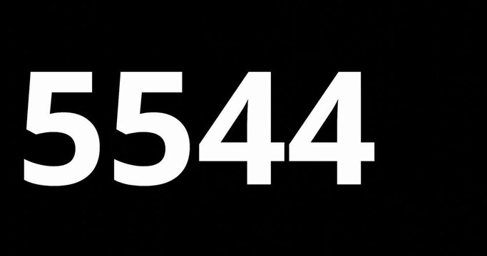 3d render of increasing number for views, likes, amount or figures concepts.
