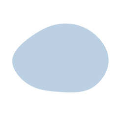 Blue blob bubble