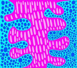 Stylized Colorful Punchy Vibrant Card