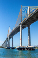 View of the Newton Navarro bridge from the fort of the Magi