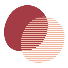 Illustration Aesthetic Red Blob