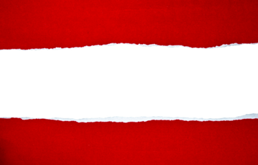 Red torn paper background