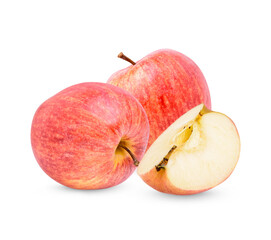 Fresh apple isolated on transparent background. (.PNG)