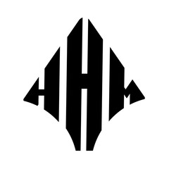 HHM logo. HHM logo letter logo design vector image. HHM letter logo design. HHM modern and creative letter logo. 3 letter logo Vector Art Stock Images.  