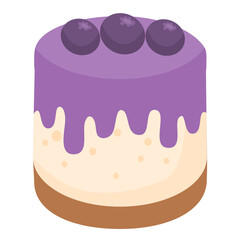 Cheesecake with berries