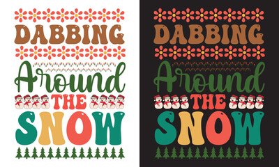 Dabbing Around The Snow Design