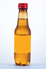 Energy drink bottle isolated on white background