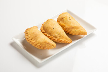 Saamosha isolated on white background