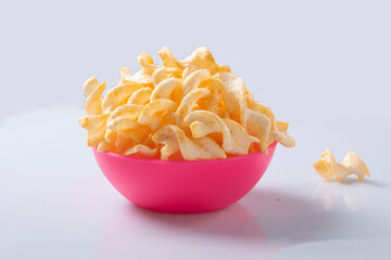 potato chips stack,  Isolated chips for advertising, package or promo ads, delicious food, ripple mealpotato chips stack, pile and heap, with crunchy wavy snack pieces bunches. Isolated chips for