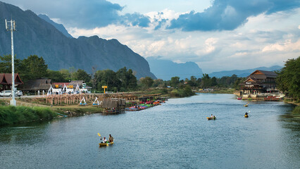 Vang Vieng Activities kayaking