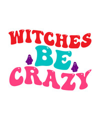 Retro Halloween Svg Bundle, Retro Witch svg, Ghost svg, Pumpkin svg, Halloween Vector, Sarcastic Svg, Silhouette, Cricut